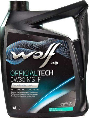 Wolf Officialtech MS-F 5W-30 4 л, (8308710) моторное масло фото