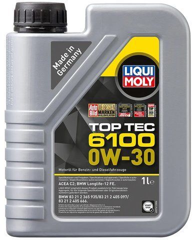 Liqui Moly Top Tec 6100 0W-30,1 л (20777) моторное масло фото
