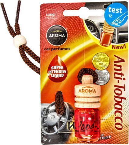 Ароматизатор Aroma Car Wood Anti Tobacco 4 мл фото