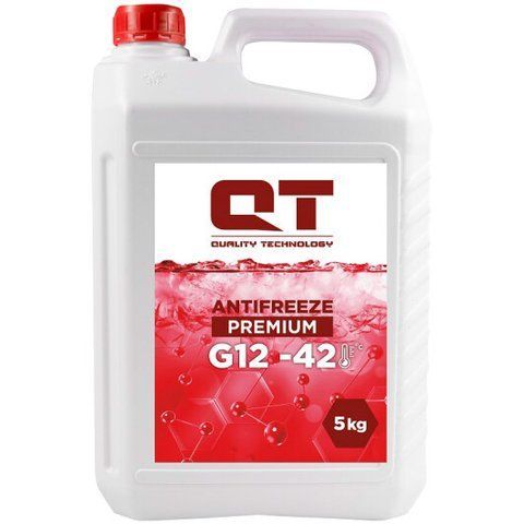 QT Premium G12 червоний -42 &deg;C, 5 л (QT511425) готовий антифриз фото