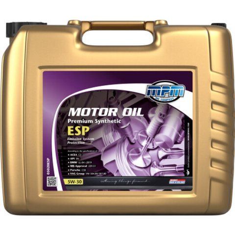 MPM Premium Synthetic ESP 5W-30 20 л, (05020ESP) моторное масло фото