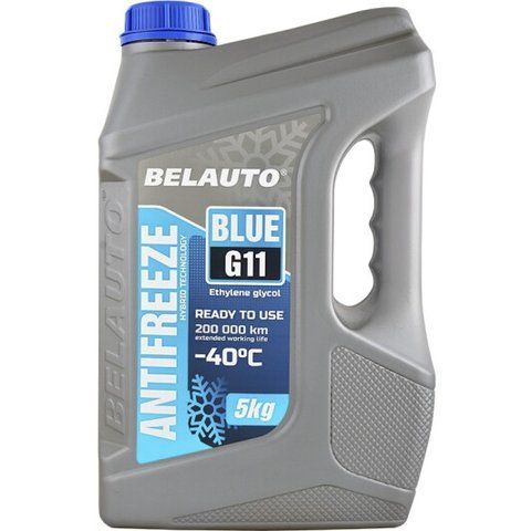Belauto Antifreeze G11 синий -40 &deg;C, 5 л (AF1650) готовый антифриз фото