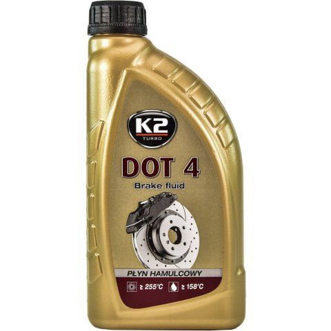 K2 DOT 4, 1 л (T108) гальмівна рідина фото