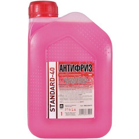 Готовый антифриз Дорожная Карта Standard красный -24 &deg;C фото
