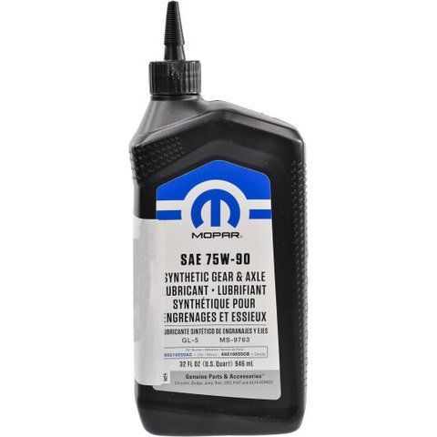 Mopar Gear & Axle Lubricant GL-5 75W-90, 0,946 л (68218655AC) синтетическое трансмиссионное масло фото