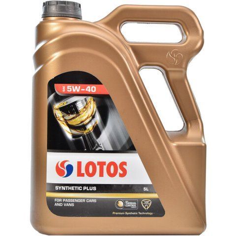 LOTOS Synthetic Plus 5W-40 5 л, моторна олива фото