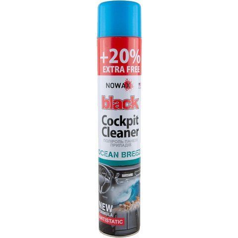 Поліроль для салону Nowax Black" Cockpit Cleaner ocean breeze 750 мл NX00710" фото
