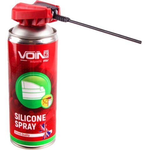 Voin Silicone Spray Duo силіконове мастило, 400 мл (VS-400DUO) фото