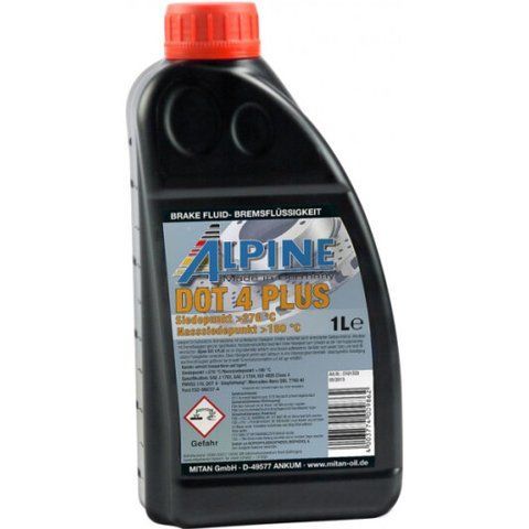 Alpine DOT 4 + ABS, 0,5 л (133705) тормозная жидкость пластиковая тара фото