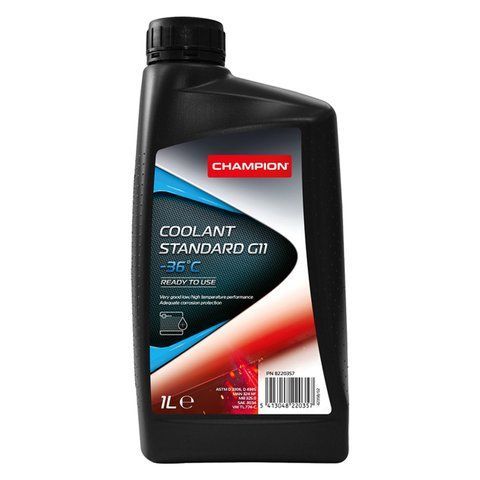 Champion Coolant Standard G11 -36&deg;C, 1 л (8220357) готовый антифриз фото