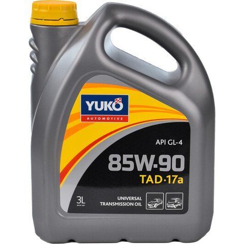 Yuko ТАД-17а GL-4 85W-90, 3 л минеральное трансмиссионное масло фото