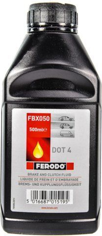 Ferodo Synthetic DOT 4, 0,5 л (FBX050) тормозная жидкость пластиковая тара фото