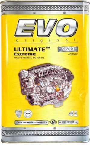 EVO Ultimate Extreme 5W-50 4 л, моторное масло фото