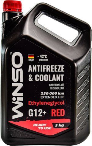 Готовый антифриз Winso G12+ красный -42 &deg;C фото