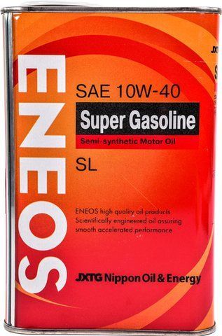 Eneos Super Gasoline SL 10W-40 1 л, моторна олива фото