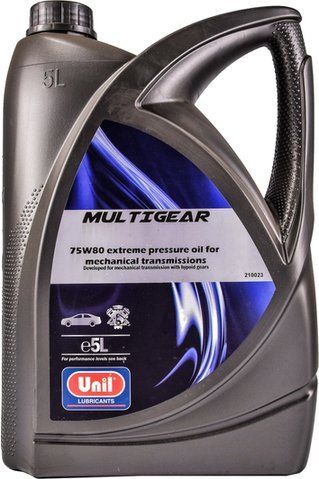 Unil Multigear GL-5 75W-80, 5 л (106322) синтетична трансмісійна олива фото