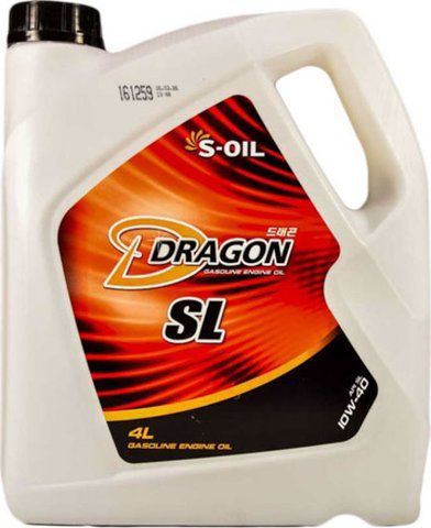 S-Oil DRAGON SL 10W-40 4 л, (dsl10404) моторна олива фото