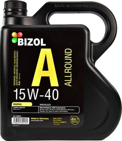 Bizol Allround 15W-40 4 л, (82016) моторное масло фото