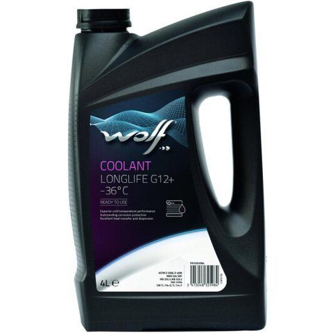 Wolf Coolant Longlife G12+ красный -36 &deg;C, 4 л (8325984) готовый антифриз фото