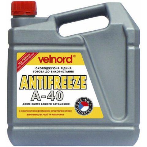 Готовый антифриз Velnord А-40 желтый -36 &deg;C фото
