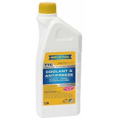 Ravenol TTC Protect C11 G11 желтый, 1,5 л концентрат антифриза фото