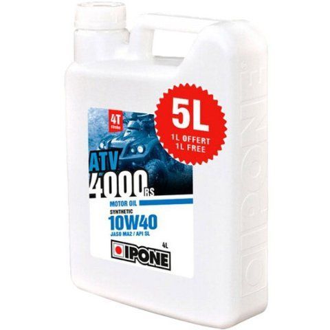 Ipone ATV 4000 RS 10W-40, 5 л (800478) моторное масло 4T фото