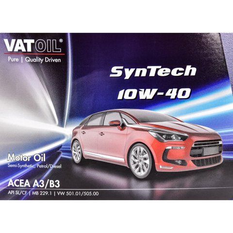 Vatoil SynTech 10W-40 4 л, (50029) моторное масло фото