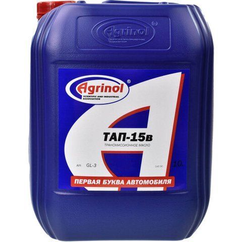 Agrinol ТАп-15В GL-3, 10 л (159177) минеральное трансмиссионное масло фото