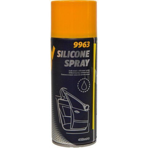 Mannol Silicone Spray, 450 мл (9963) силіконове мастило фото