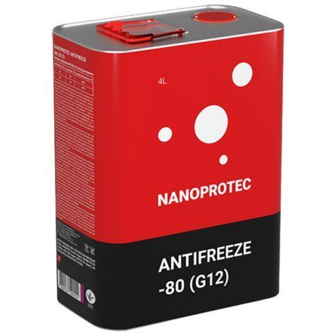 Nanoprotec -80&deg; G12 красный, 4 л (NP3201504) концентрат антифриза фото