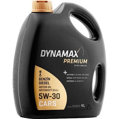 Dynamax Premium Ultra Longlife 5W-30, 4 л (501597) моторное масло фото