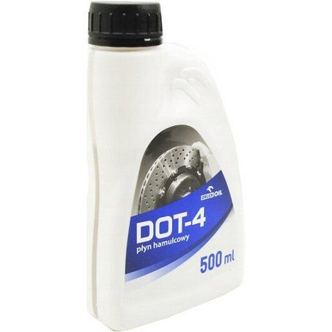 Orlen DOT 4, 0,5 л (qfp402b70) гальмівна рідина пластикова тара фото