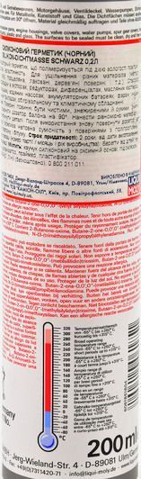 Liqui Moly Silikon-Dichtmasse, 200 мл (6185) герметик черный фото