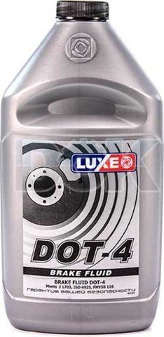 Luxe DOT 4, 0,8 л (651) гальмівна рідина пластикова тара фото