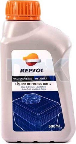 Repsol DOT 4, 0,5 л (rp701a96) тормозная жидкость фото