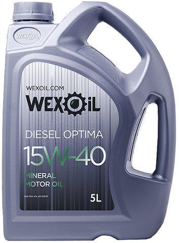 Wexoil Diesel Optima 15W-40, 5 л (9556) моторна олива фото