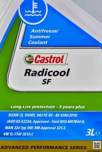 Castrol Radicool SF G12+ розовый, 3 л (RBRADSF4X3L) концентрат антифриза фото
