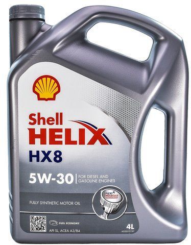 Shell Helix HX8 Synthetic 5W-30 4 л, (550040422) моторна олива фото