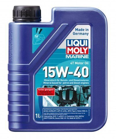 Liqui Moly Marine 15W-40, 1 л (25015) моторное масло 4T фото
