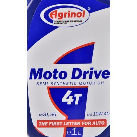Agrinol Moto Drive 10W-40, 1 л (4110789943) моторна олива 4T фото