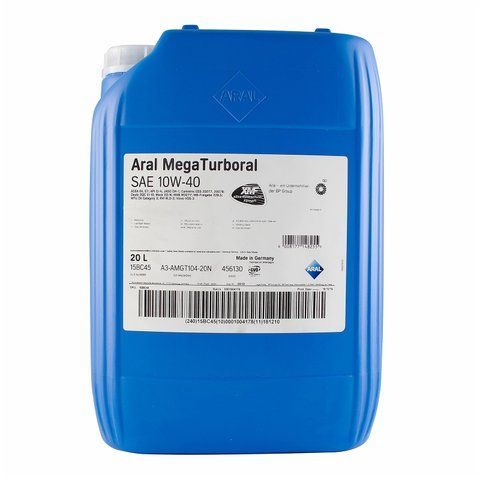Aral MegaTurboral 10W-40, 20 л (1554EF) моторное масло фото