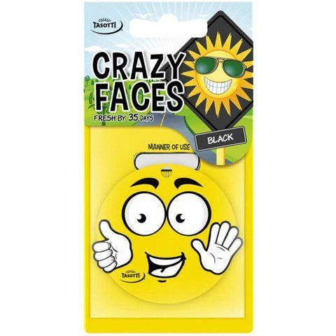 Ароматизатор Tasotti Crazy Faces Black фото