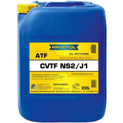 Ravenol CVTF NS2/J1, 20 л (1211114020) синтетична трансмісійна олива фото