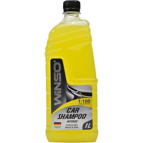 Автошампунь-полірол концентрат Winso Intense Wash & Wax з воском фото
