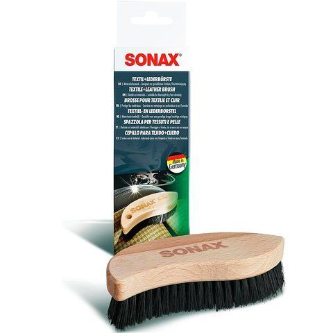 Sonax Textile+Leather Brush, 12 см (416741) щетка для чистки текстиля фото