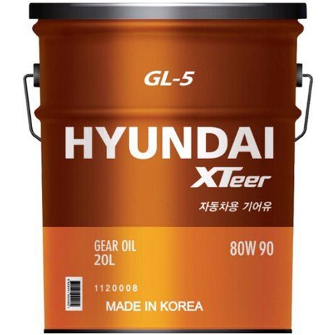 Hyundai XTeer GL-5 80W-90, 20 л (1120008) синтетическое трансмиссионное масло фото