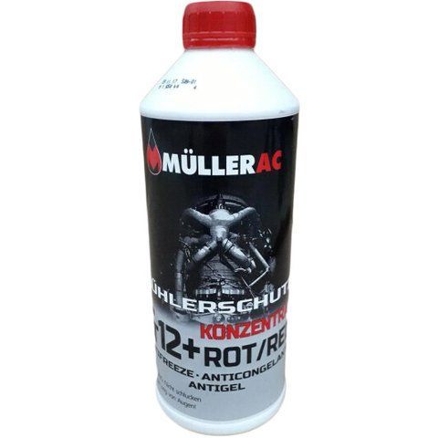 Mullerol G12+ красный, 1,5 л (DE10001) концентрат антифриза фото