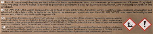 Поліроль для фар K2 Lamp Doctor фото