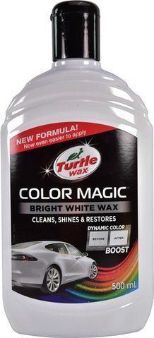 Кольоровий поліроль Turtle Wax Color Magic Bright White Wax білий фото