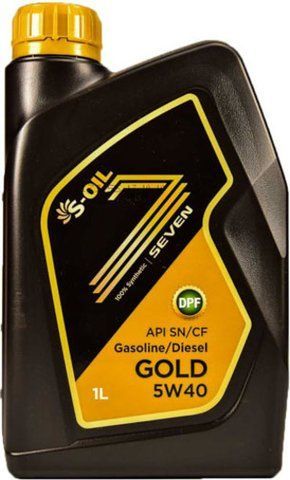 S-Oil Seven Gold 5W-40 (1 л, 4 л, 20 л) моторна олива фото